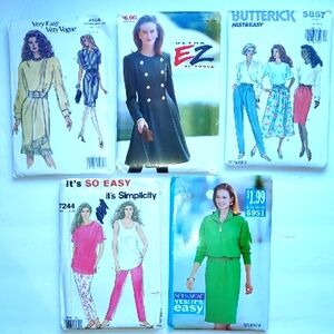 Vintage Sewing Pattern Collection - Vogue, Butterick, Simplicity